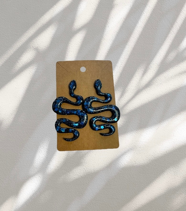 Glittering snake