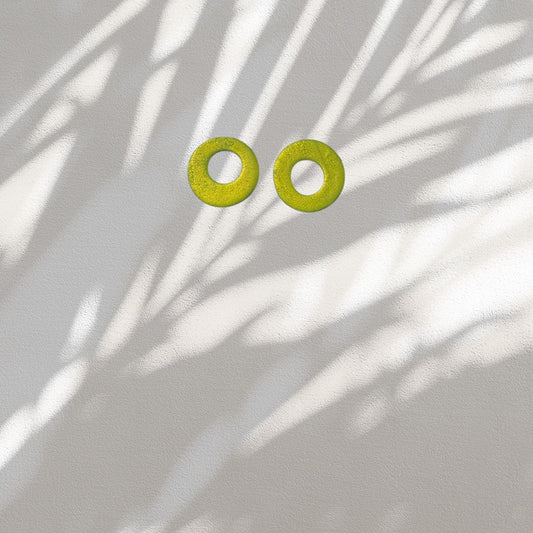 Charm Donut Verde Metalizado